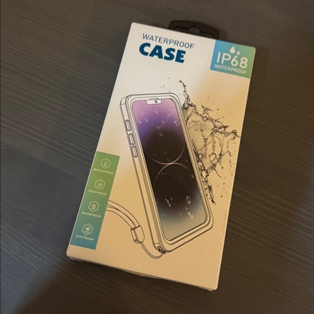 iPhone 16 Pro Waterproof, Screen &Camera Protector
drop/Shockproof 6.3"-Black